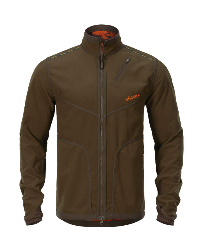 Bluza Harkila Wildboar Pro Reversible WSP jacket Willow green/AXISMSP®Wildboar orange,L