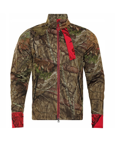 Bluza Harkila Moose Hunter 2.0 fleece jacket MossyOak®Break-Up Country®/MossyOak®Red,M