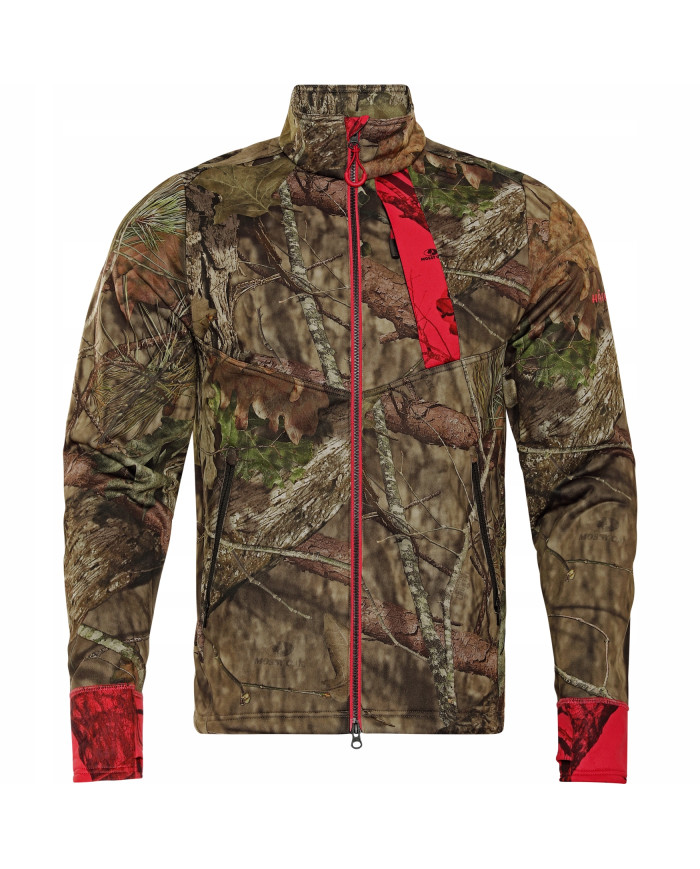 Bluza Harkila Moose Hunter 2.0 fleece jacket MossyOak®Break-Up Country®/MossyOak®Red,M