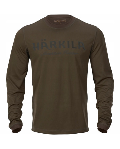 KOSZULKA HARKILA MOUNTAIN HUNTER L/S T-SHIRT HUNTING GREEN/SHADOW BROWN L