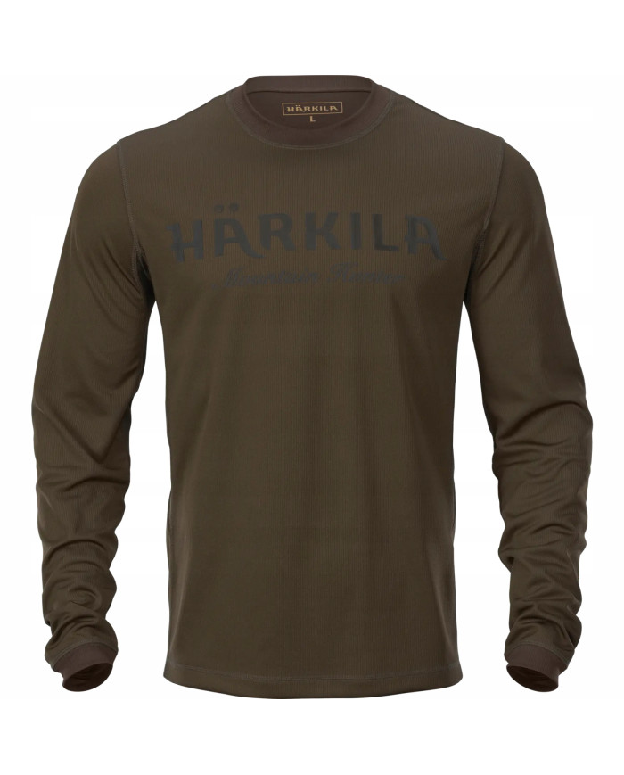 KOSZULKA HARKILA MOUNTAIN HUNTER L/S T-SHIRT HUNTING GREEN/SHADOW BROWN L