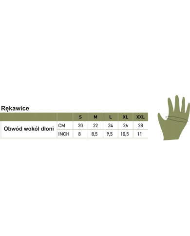Rękawiczki Pro Hunter Gtx gloves willow green/shadow brown L