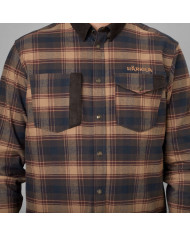 KOSZULA HARKILA AIVAK L/S SHIRT BURGUNDY XL