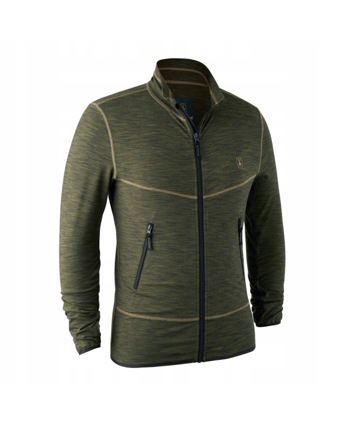BLUZA DEERHUNTER NORDEN INSULATED FLEECE GREEN MELANGE - 4XL