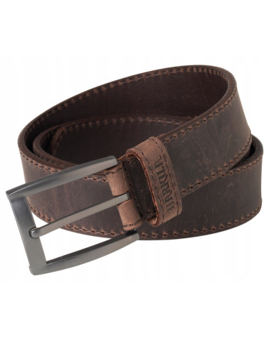 PASEK HARKILA ARVAK LEATHER BELT DEEP BROWN 090