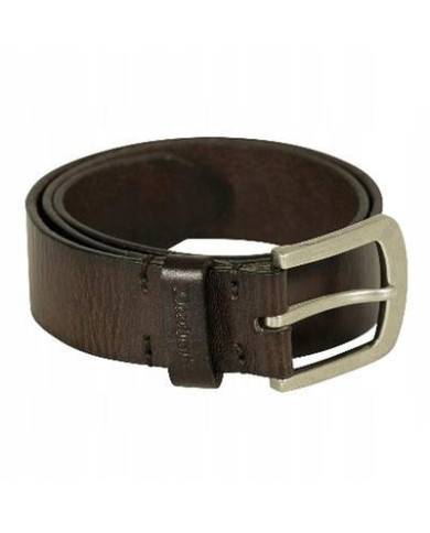 PASEK DEERHUNTER 8111 Leather Belt, szerokość 4cm, 583 Dark Brown - 105cm