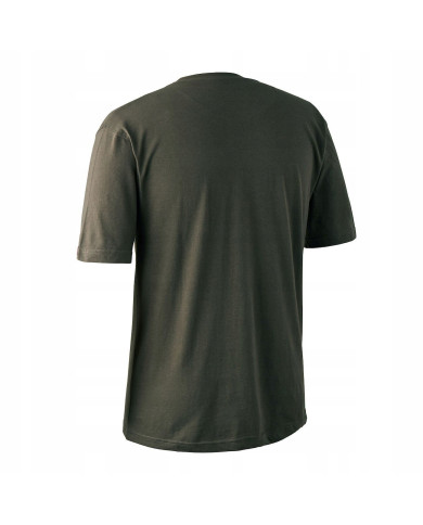 KOSZULKA DEERHUNTER LOGO T-SHIRT S/S BARK GREEN - M