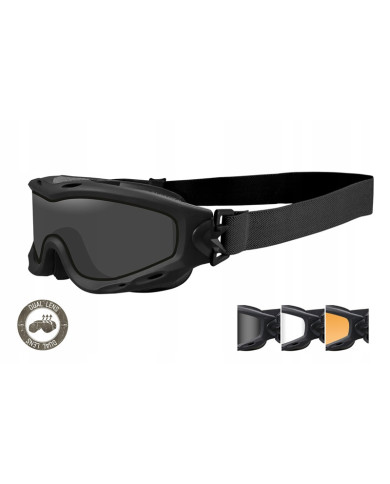 Okulary WX SPEAR Dual Smoke/Clear/Rust Matte Black Frame