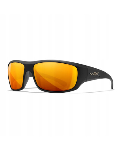 Okulary WX OMEGA Capt Pol Bronze Mirror Matte Black Frame