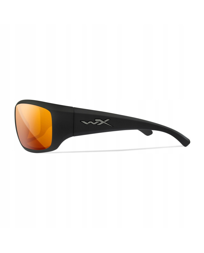 Okulary WX OMEGA Capt Pol Bronze Mirror Matte Black Frame