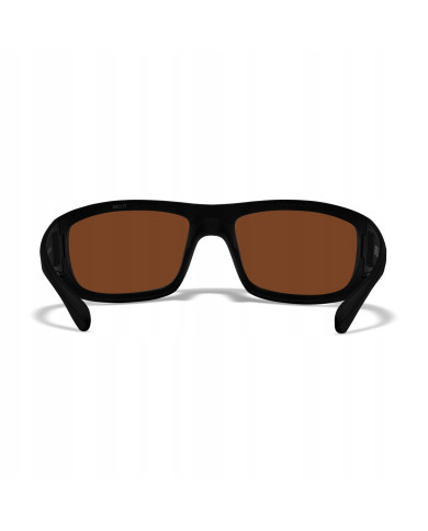 Okulary WX OMEGA Capt Pol Bronze Mirror Matte Black Frame