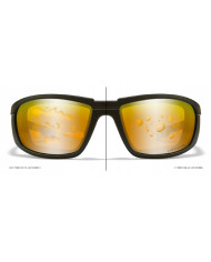Okulary WX OMEGA Capt Pol Bronze Mirror Matte Black Frame