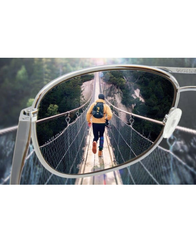 Okulary WX PEAK Captivate Blue Mirror Matte Black Frame 