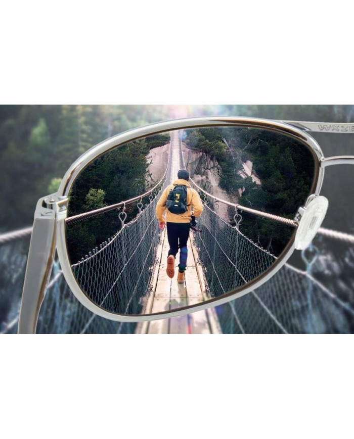 Okulary WX PEAK Captivate Blue Mirror Matte Black Frame 