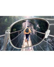 Okulary WX PEAK Captivate Blue Mirror Matte Black Frame 