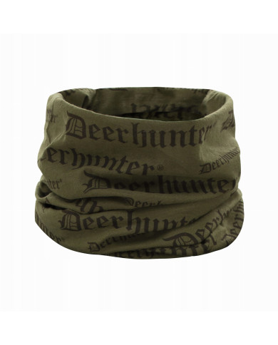 KOMIN DEERHUNTER LOGO NECK TUBE TARMAC GREEN - ONE SIZE 

